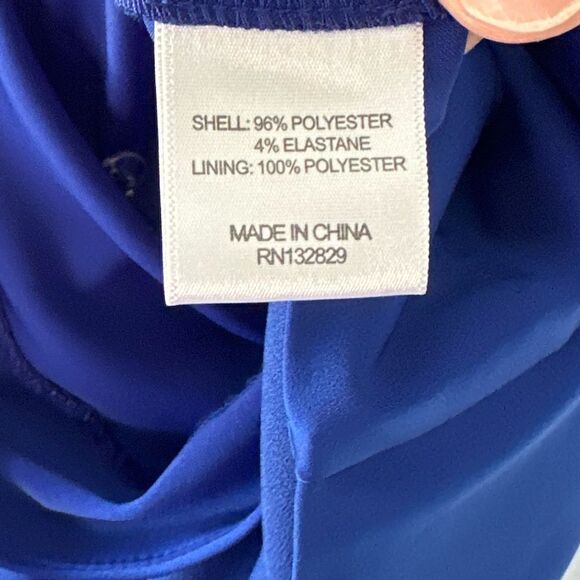 NBD Revolve Tere Mini Dress Size M Bright Cobalt One Shoulder Event Nightout - Picture 7 of 7